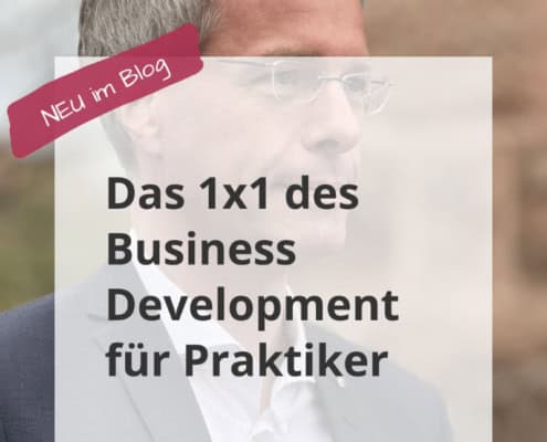 Gregor Heilmaier auf Titelbild Das 1x1 des Business Development für Praktiker