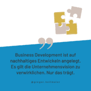 Zitat Business Development Gregor Heilmaier Geschäftsmodellinnovation - Zitat Gregor Heilmaier