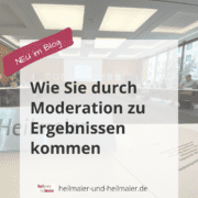 "Wie Sie durch Moderation zu Ergebnissen kommen" (Symbolbild)