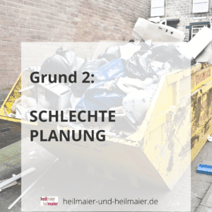 Schlechte Planung