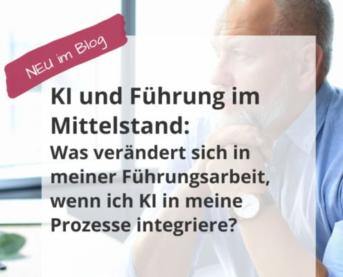 Nachdenklicher Gerschäftsmann als Beitragsbild für KI und Führung im Mittelstand